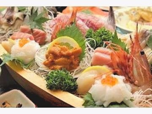 【大舟盛付・磯プラン】海プランに準ずるお料理です。朝夕お部屋食　　　　